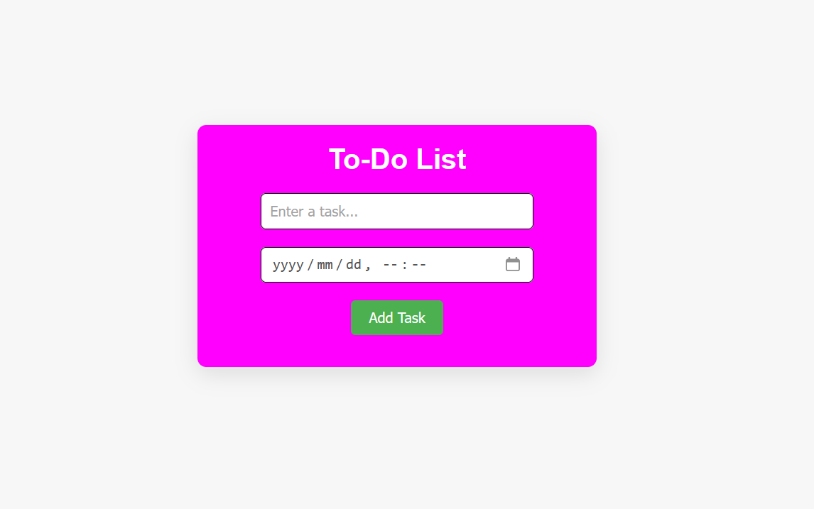 To Do App